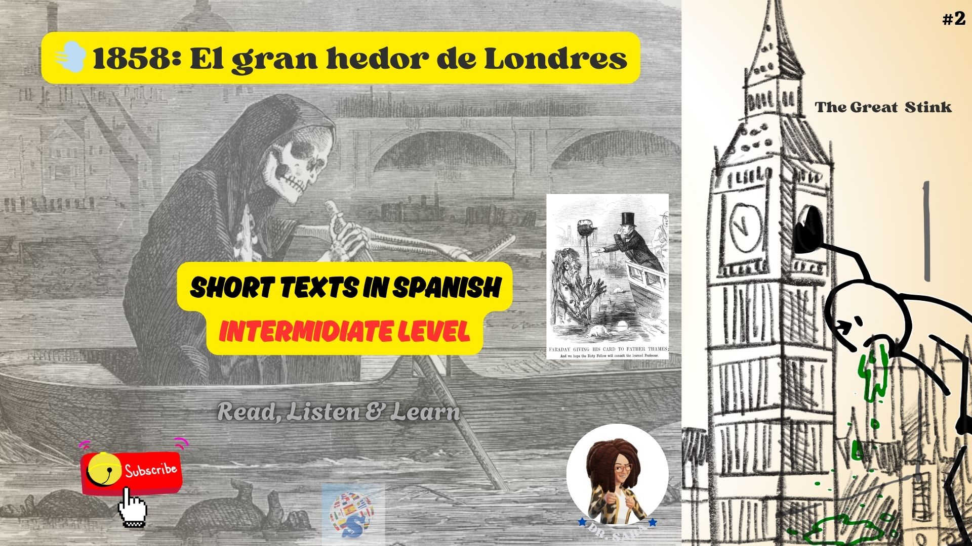 Shorts texts in Spanish for intermediate level #2 – 1858: el gran hedor de Londres