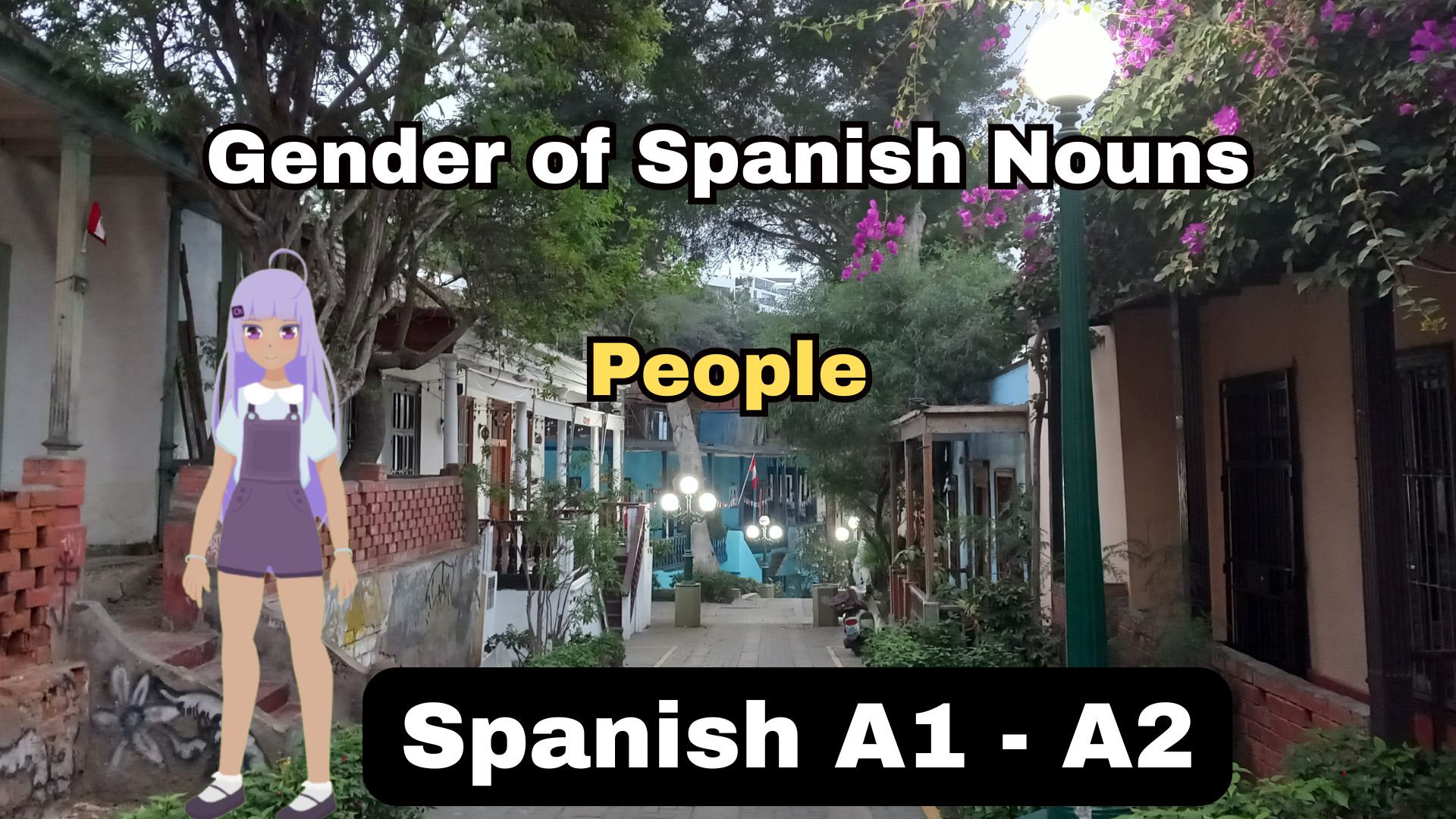 Short text in Spanish #3 – Gender of Spanish Nouns: People